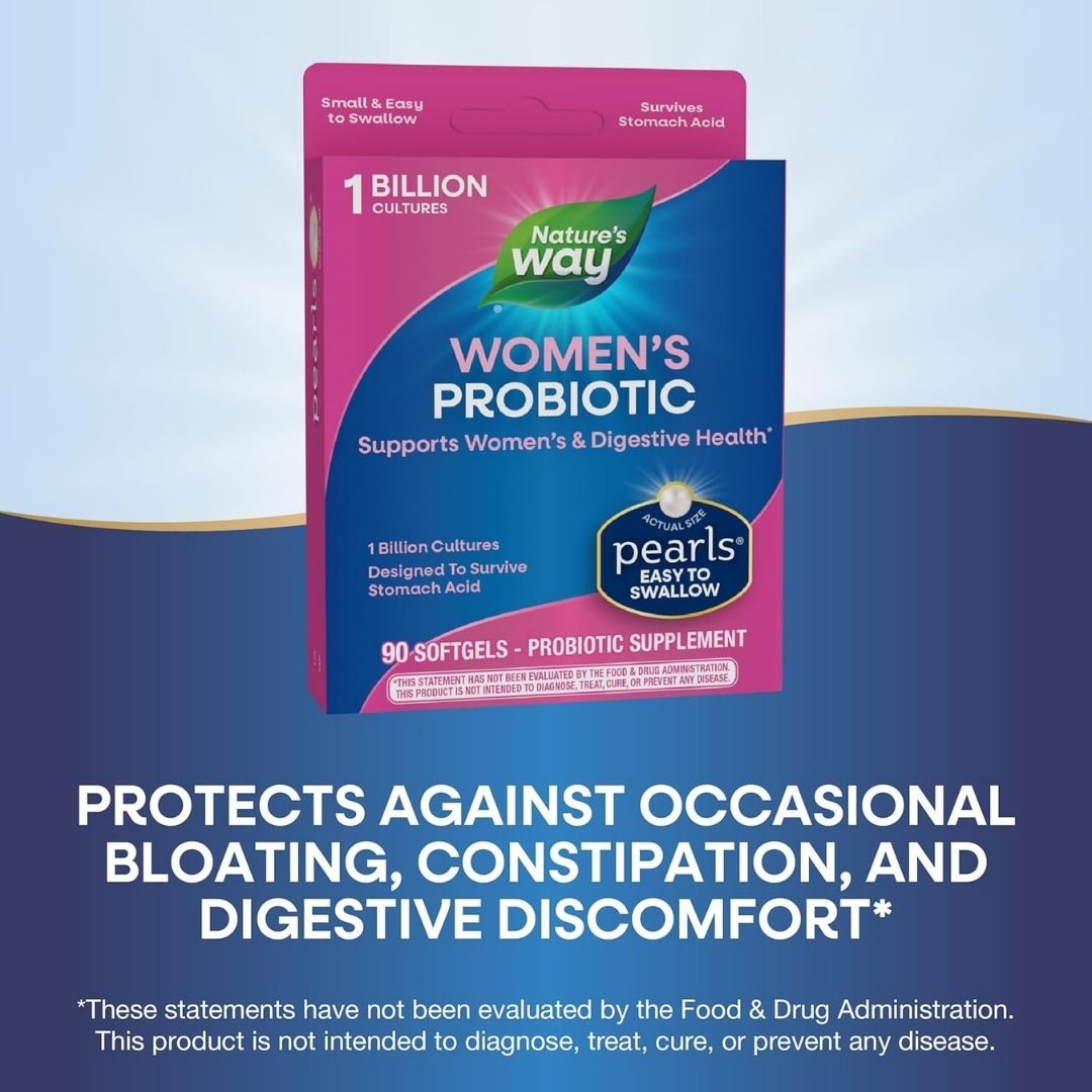 Nature's Way Probiotic Pearls Women's – 1 Billion Live Cultures
