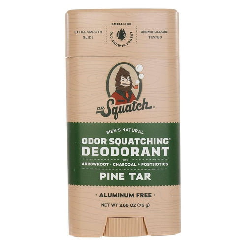 Dr. Squatch Natural Deodorant – Pine Tar (2.65 oz)