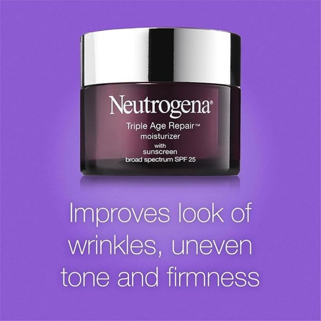 Neutrogena Triple Age Repair Face Moisturizer with SPF 25, 1.7 oz