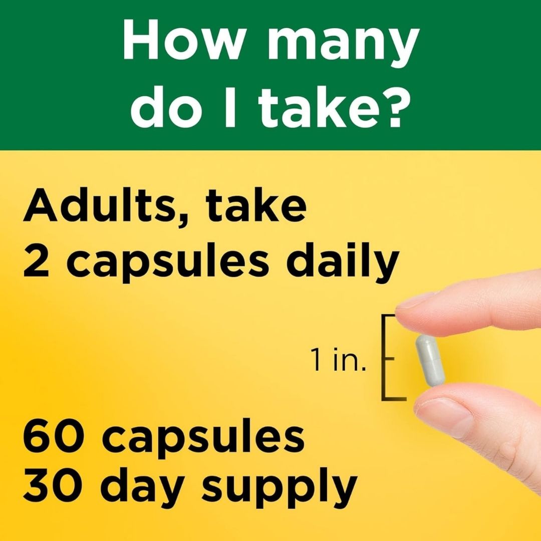 Nature Made Magnesium Glycinate 200 mg - 60 Capsules
