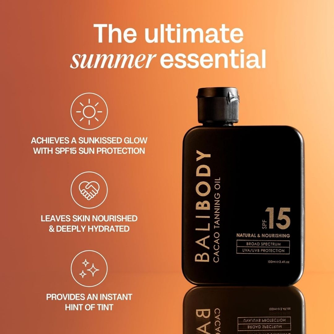 Bali Body Cacao Tanning Oil SPF15 – 100 ml