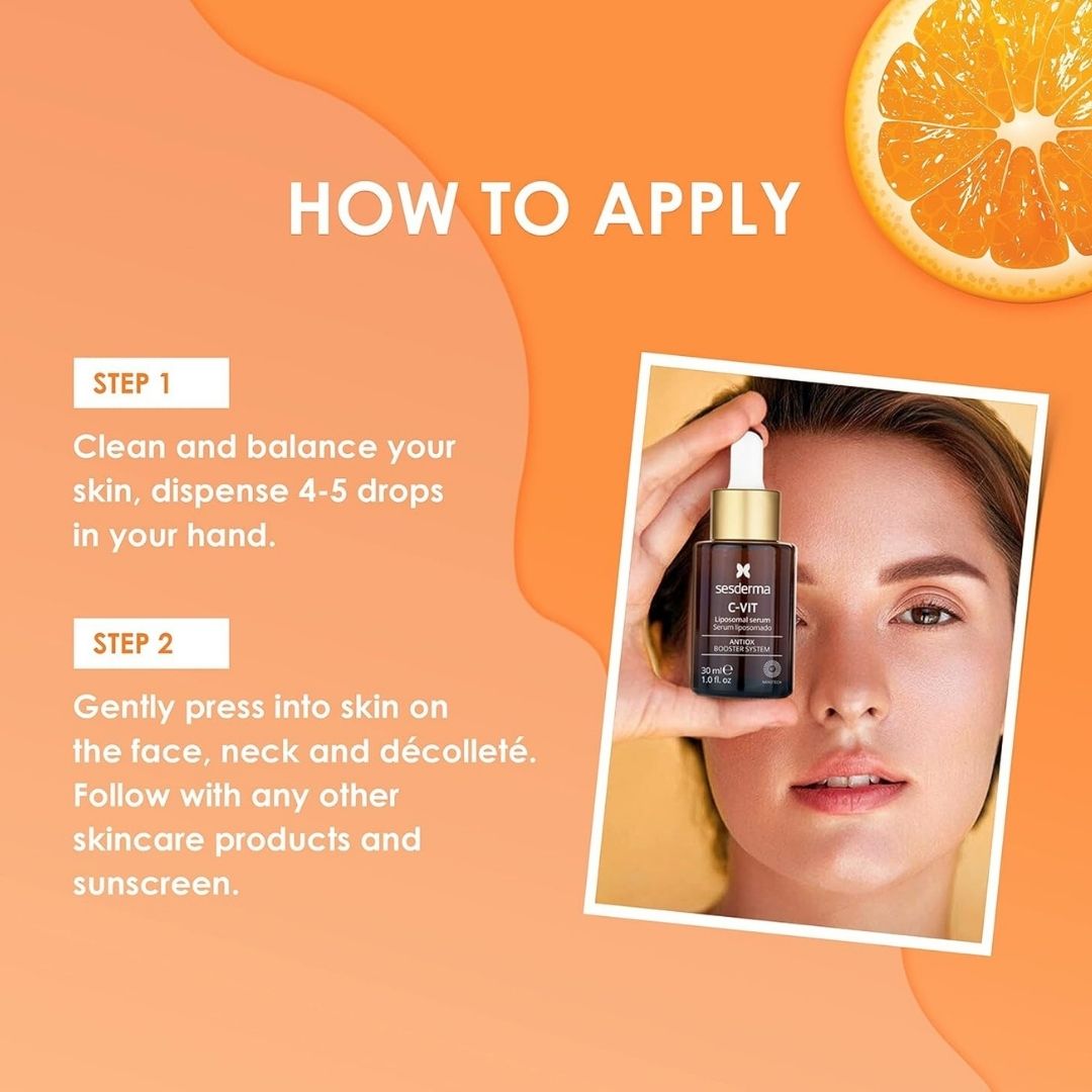 Sesderma C‑VIT Liposomal Vitamin C Serum – Brightening Antioxidant, 30 ml