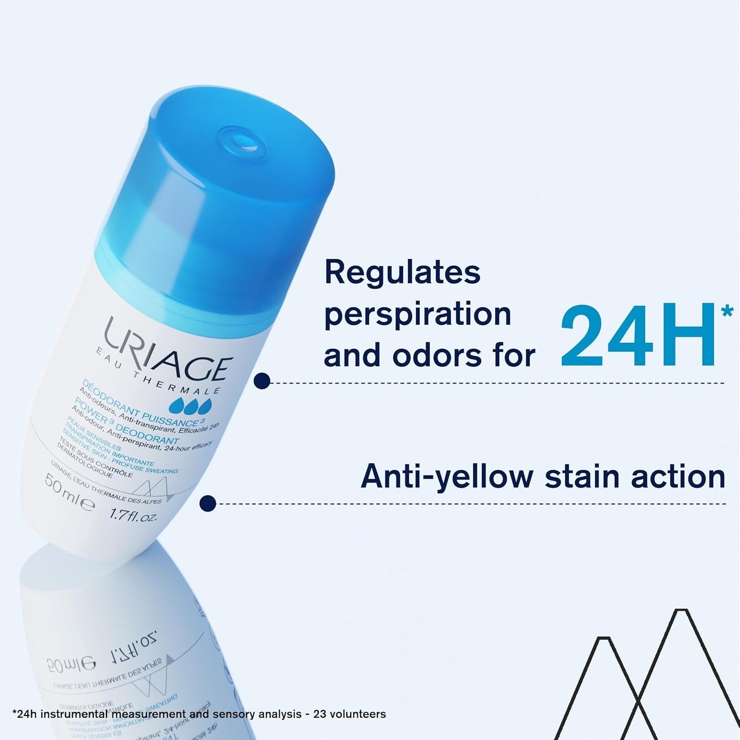 Uriage Power3 Antiperspirant Deodorant Roll-on 24H