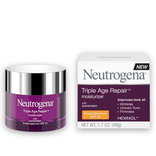 Neutrogena Triple Age Repair Face Moisturizer with SPF 25, 1.7 oz
