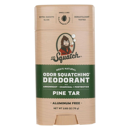 Dr. Squatch Natural Deodorant – Pine Tar (2.65 oz)