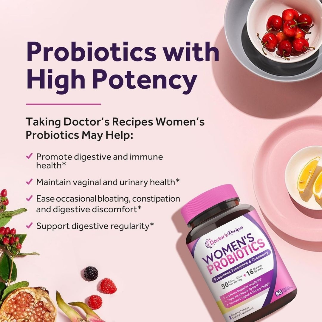 Doctor's Recipes Women’s Probiotic – 60 Caps