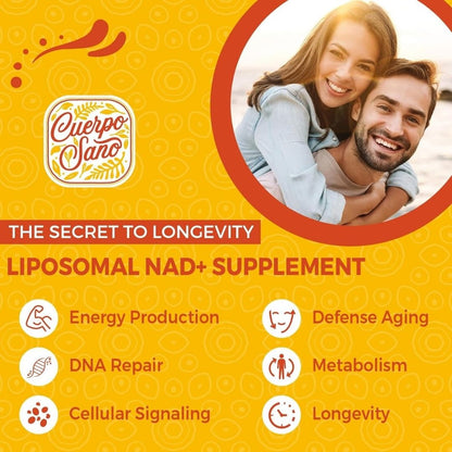 NAD+ Supplement 2000 MG - Liposomal, High Absorption, 60 Softgels