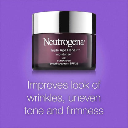 Neutrogena Triple Age Repair Face Moisturizer with SPF 25, 1.7 oz