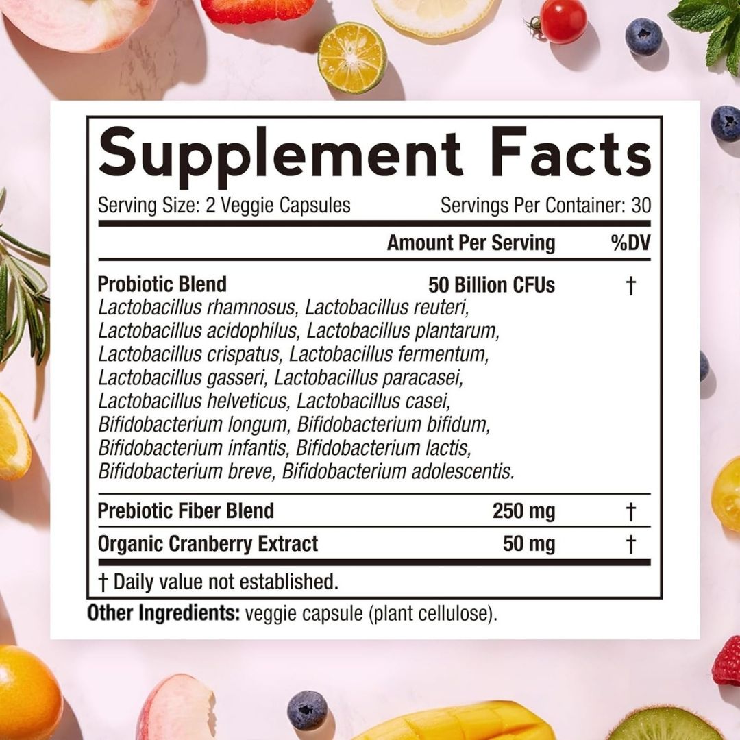 Doctor's Recipes Women’s Probiotic – 60 Caps