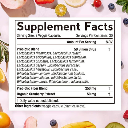 Doctor's Recipes Women’s Probiotic – 60 Caps