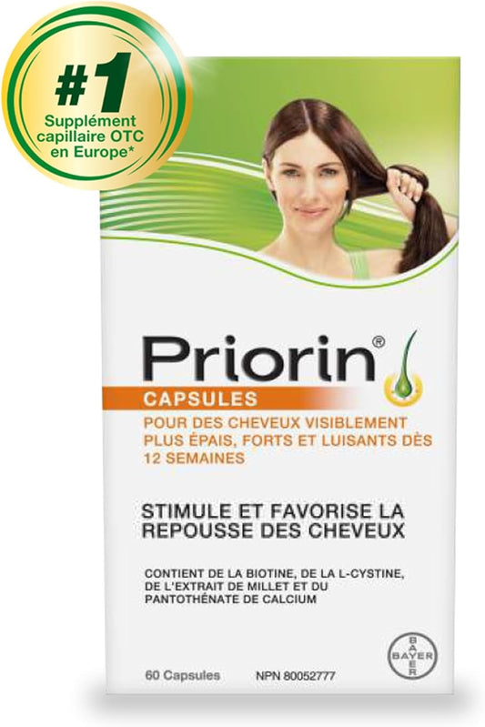 Priorin - Hair Growth Vitamins With Biotin - 60 Count