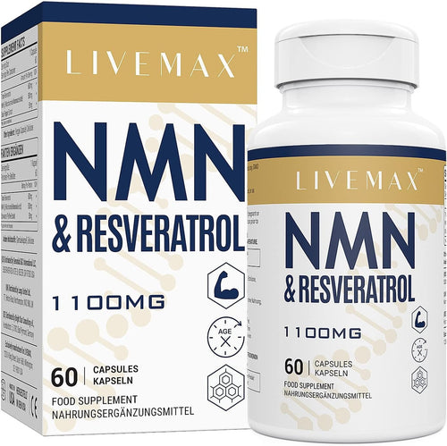 LIVEMAX NMN + Resveratrol – 60 Capsules