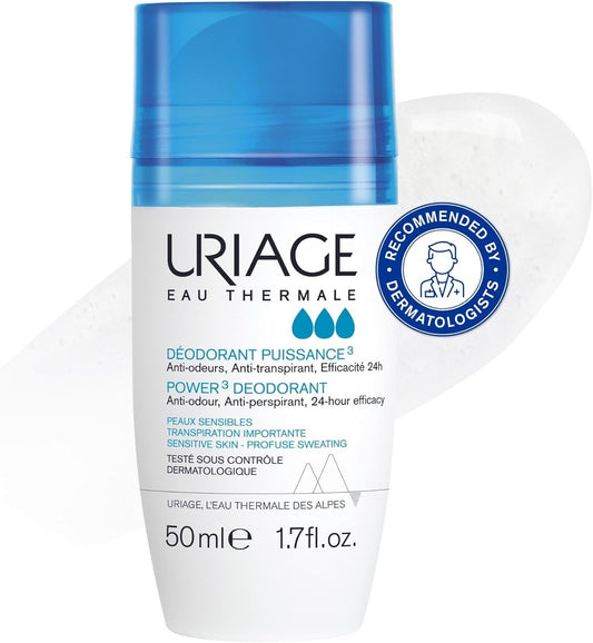 Uriage Power3 Antiperspirant Deodorant Roll-on 24H