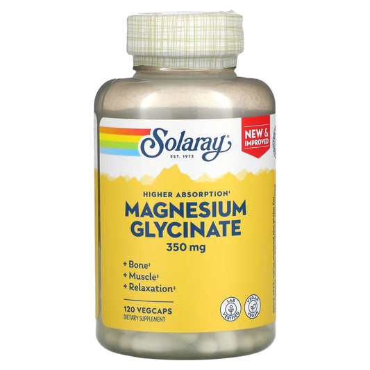 Solaray Magnesium Glycinate – 120 VegCaps