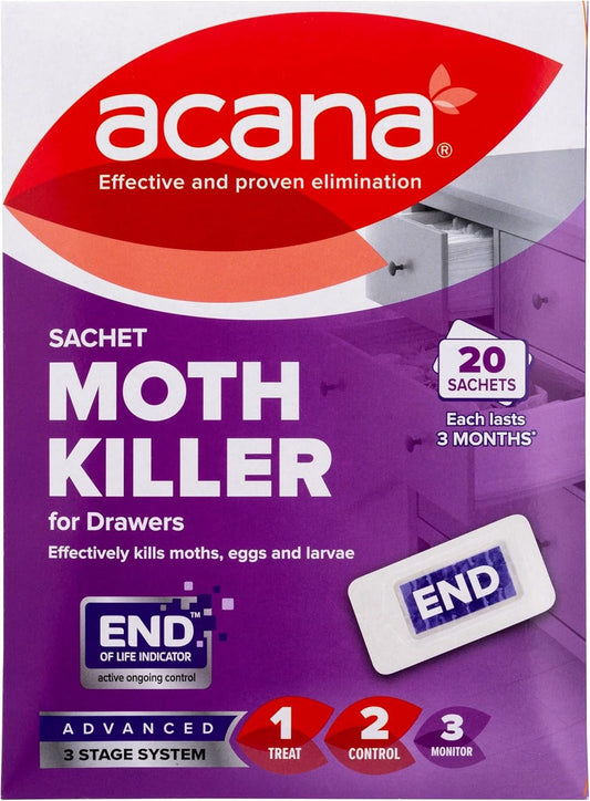 Acana Sachet Moth Killer – 20 Pack