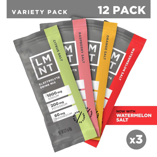 LMNT Zero Sugar Electrolyte Drink - Variety Pack