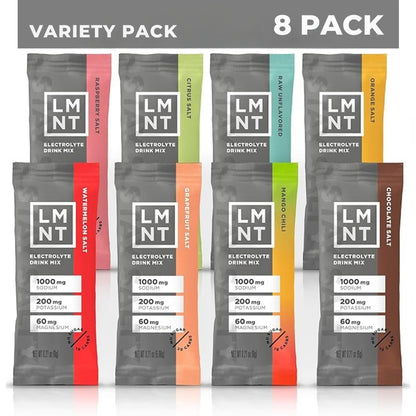 LMNT Zero Sugar Electrolyte Drink - Variety Pack
