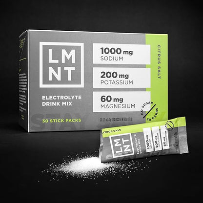 LMNT Zero Sugar Electrolytes - Packing | Drink Mix | 30-Count