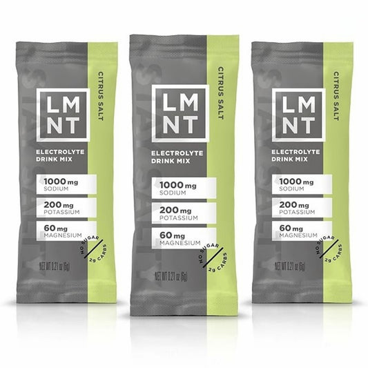LMNT Zero Sugar Electrolytes - Citrus Salt | Drink Mix | 30-Count