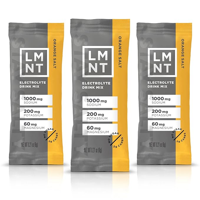 LMNT Zero Sugar Electrolytes - orange
 Salt | Drink Mix | 30-Count
