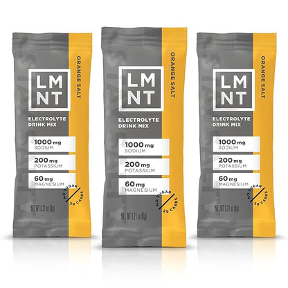 LMNT Zero Sugar Electrolytes - orange
 Salt | Drink Mix | 30-Count
