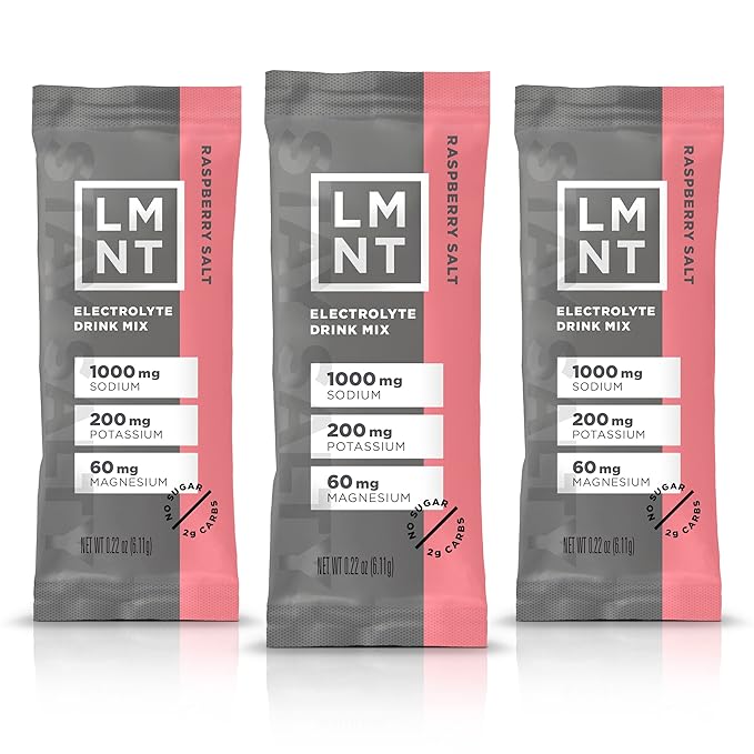 LMNT Zero Sugar Electrolytes - raspberry Salt | Drink Mix | 30-Count