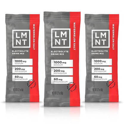 LMNT Zero Sugar Electrolytes - watermelon Salt | Drink Mix | 30-Count