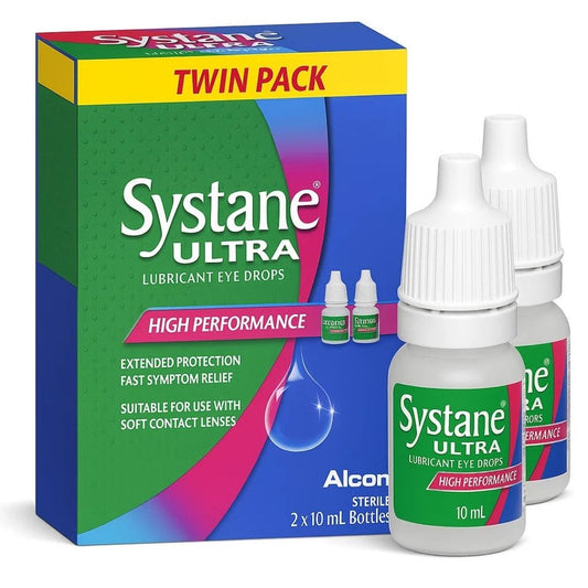 Systane Ultra Lubricant Eye Drops - Twin Pack (2 x 10 mL)